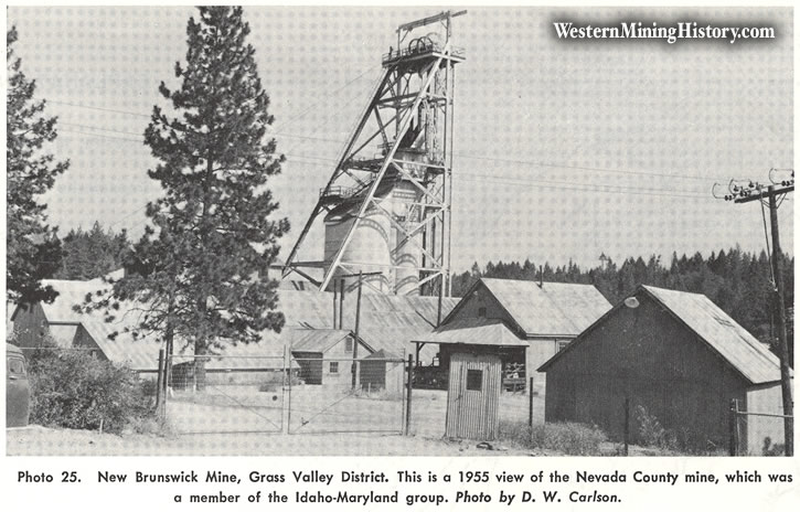 New Brunswick Mine - Grass Valley District