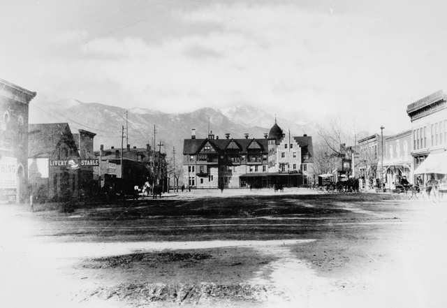 History Of The Antler Hotel In Colorado Springs Colorado Western   1883antlerhotel 