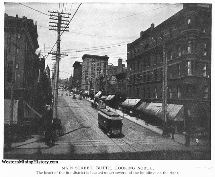 Main Street Butte Looking North