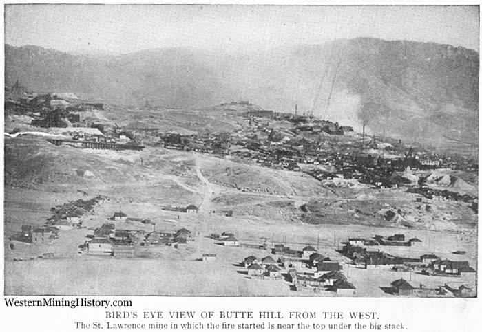 Birds Eye View of Butte Hill from the West