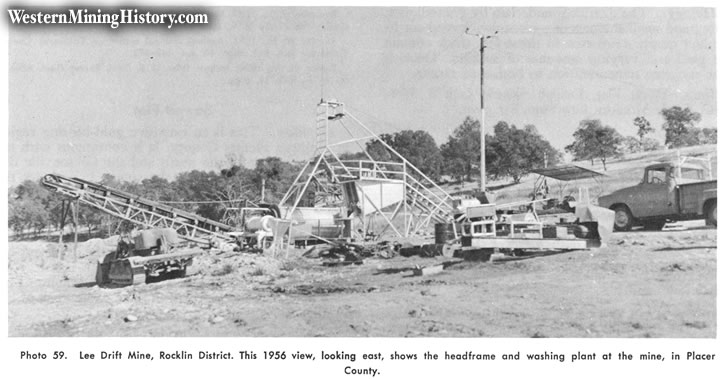 Lee Drift Mine, Rocklin District