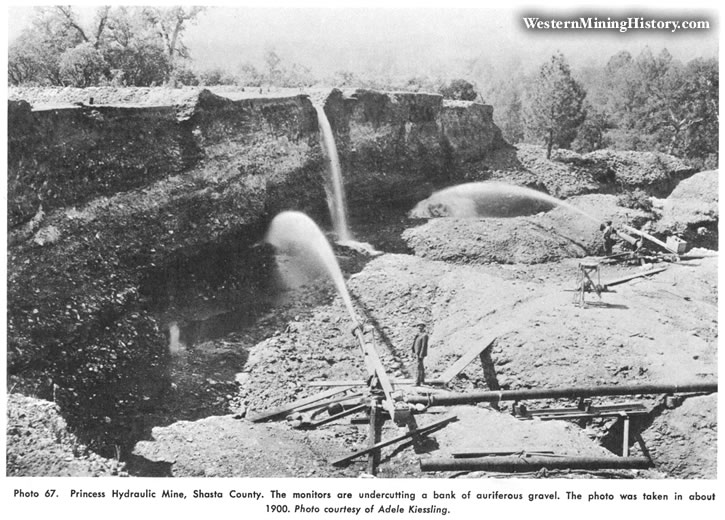 Princess Hydraulic Mine, Shasta County