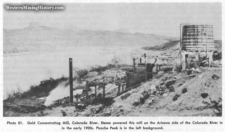 Gold Concentrating Mill, Colorado River