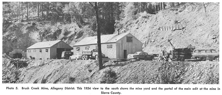 Brush Creek Mine, Alleghany District