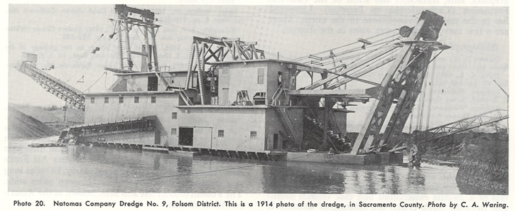 Natomas Company Dredge No. 9, Folsom District