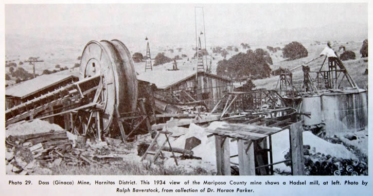 Doss Mine, Hornitos District