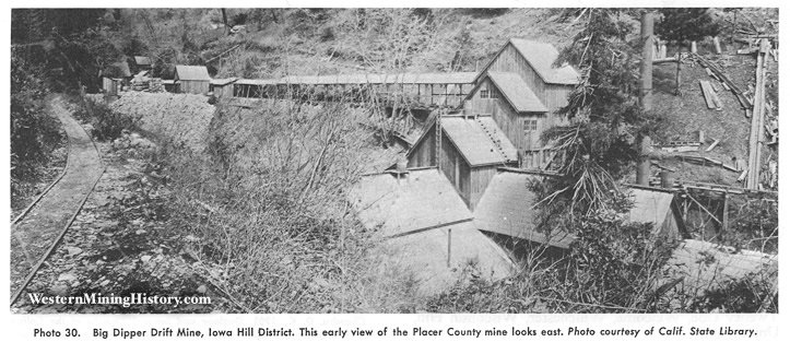 Big Dipper Drift Mine, Iowa Hill District