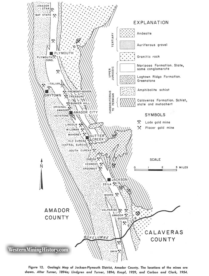 Geology of the Jackson-Plymouth District