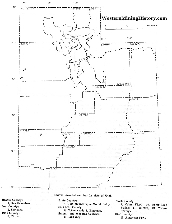 Utah Gold Production