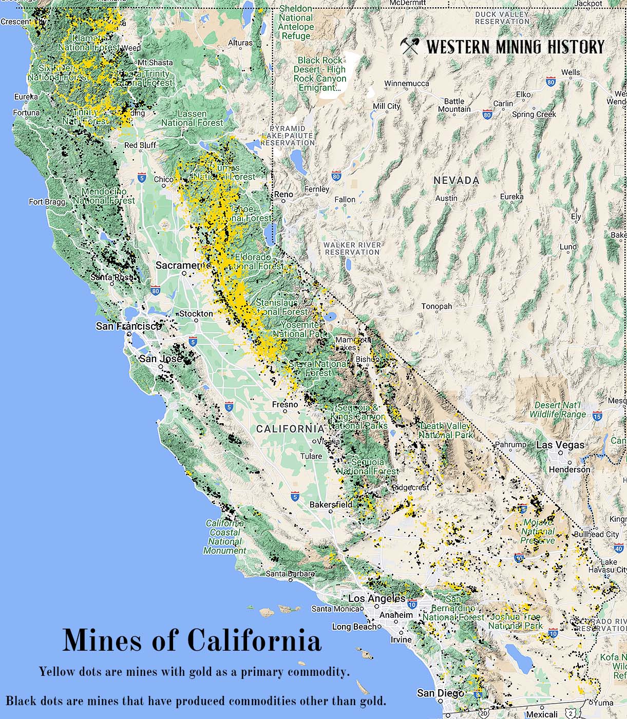 California mines