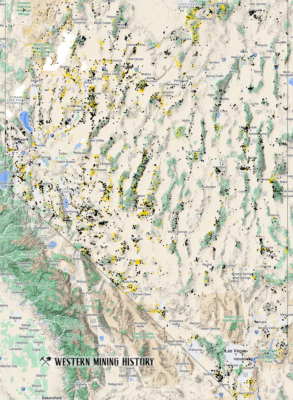 Nevada mines