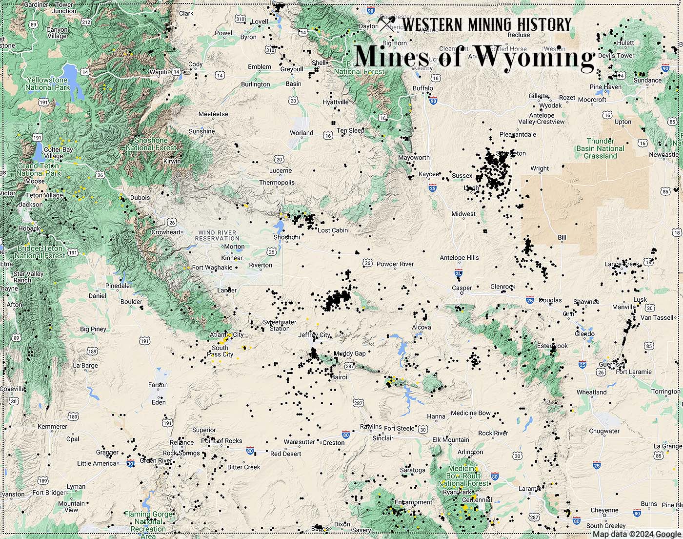 Wyoming mines