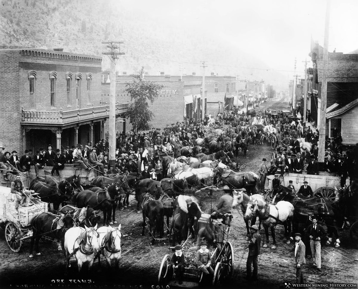 Ore Teams - Idaho Springs 1894