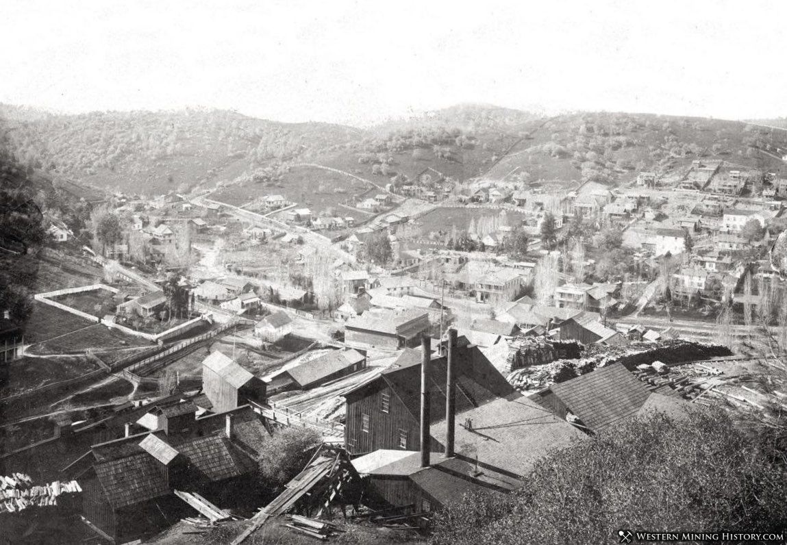 Early view of Amador City, California