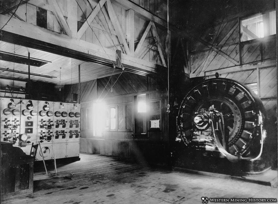 Interior of the Ames Power Plant 1895