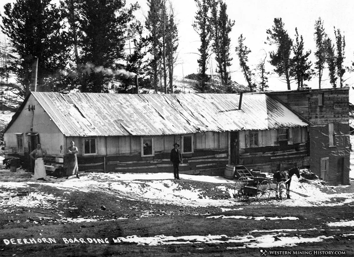 Deerhorn Boarding House - Anaconda, Colorado ca. 1892