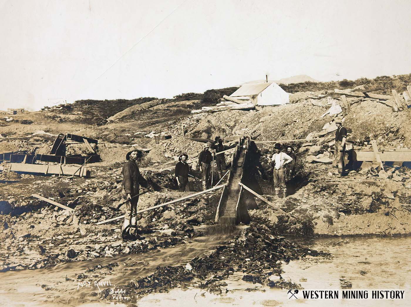 Miners on Anvil Creek - Nome, Alaska ca. 1900