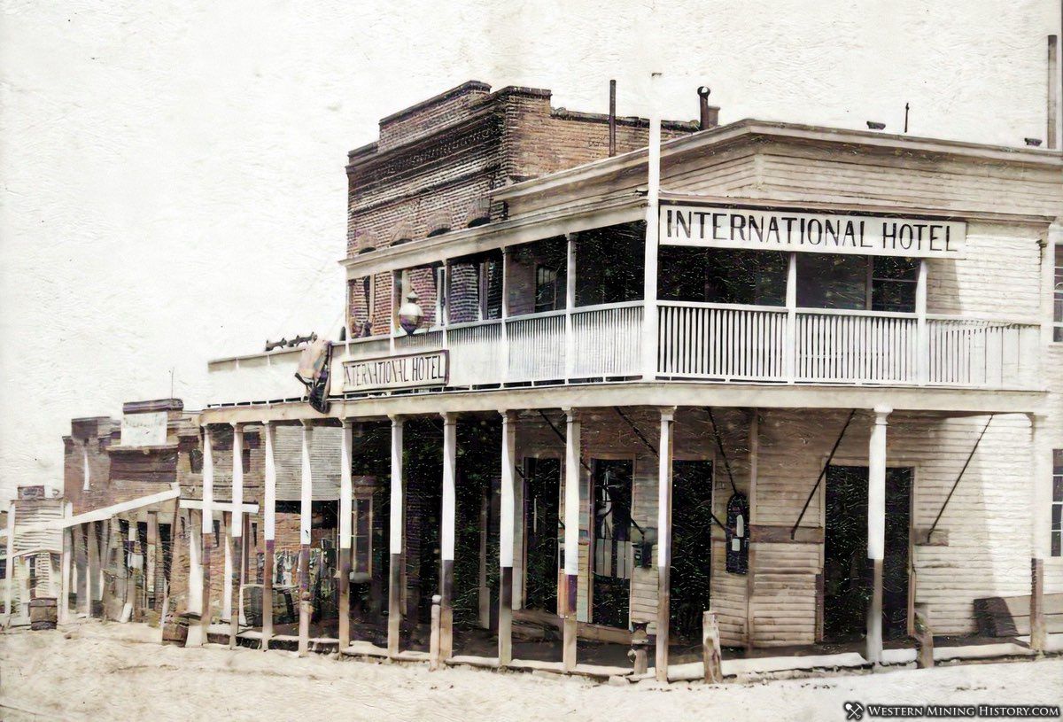 International Hotel - Austin, Nevada ca. 1880s (enhanced image)