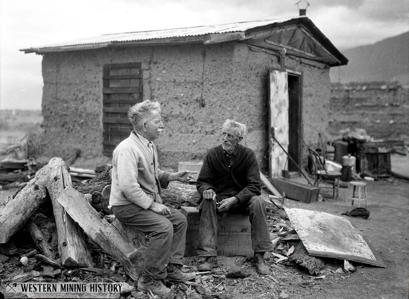 Shorty Harris and friend at Ballarat 1930s