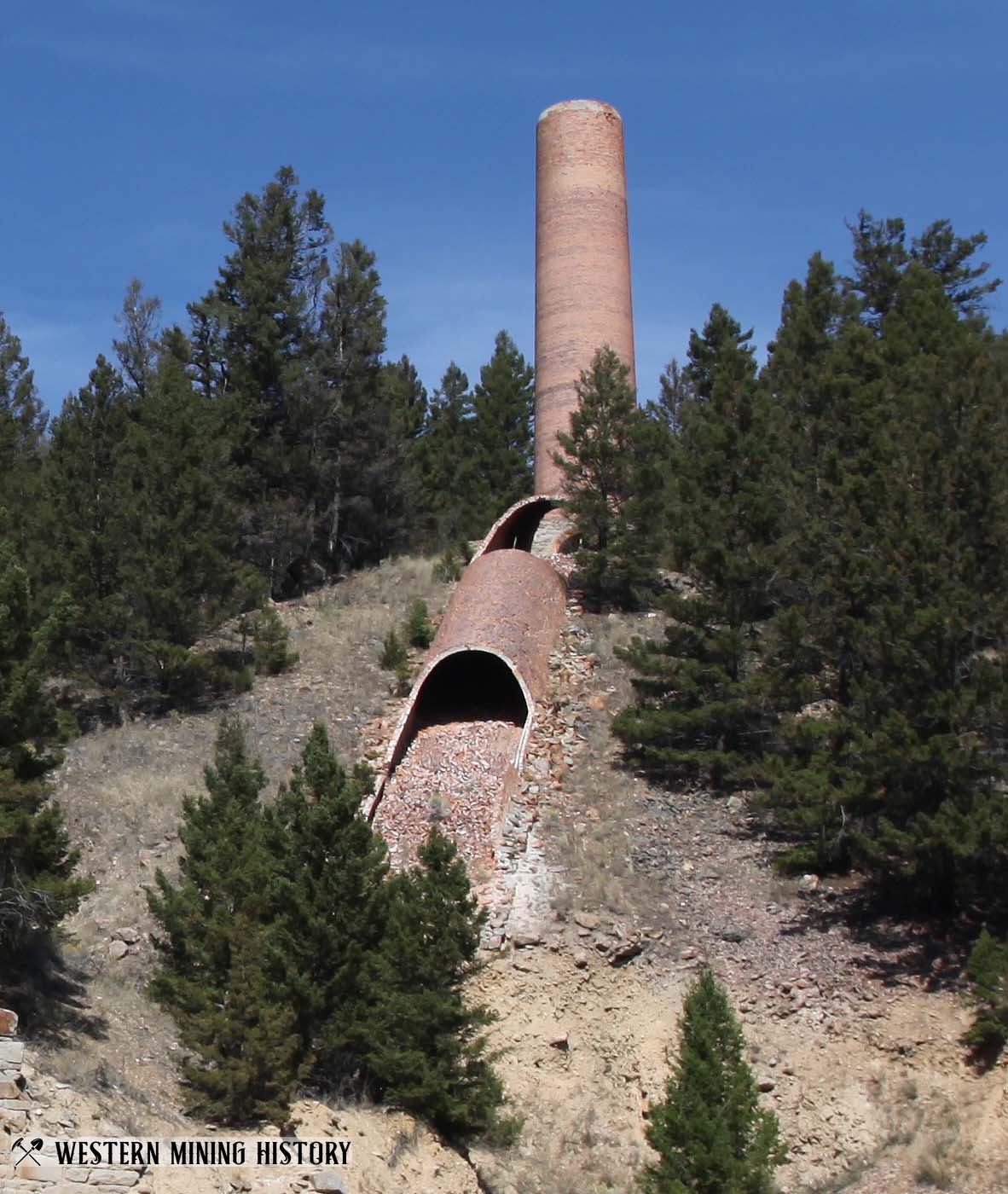 Glass Brothers smelter at Basin Montana