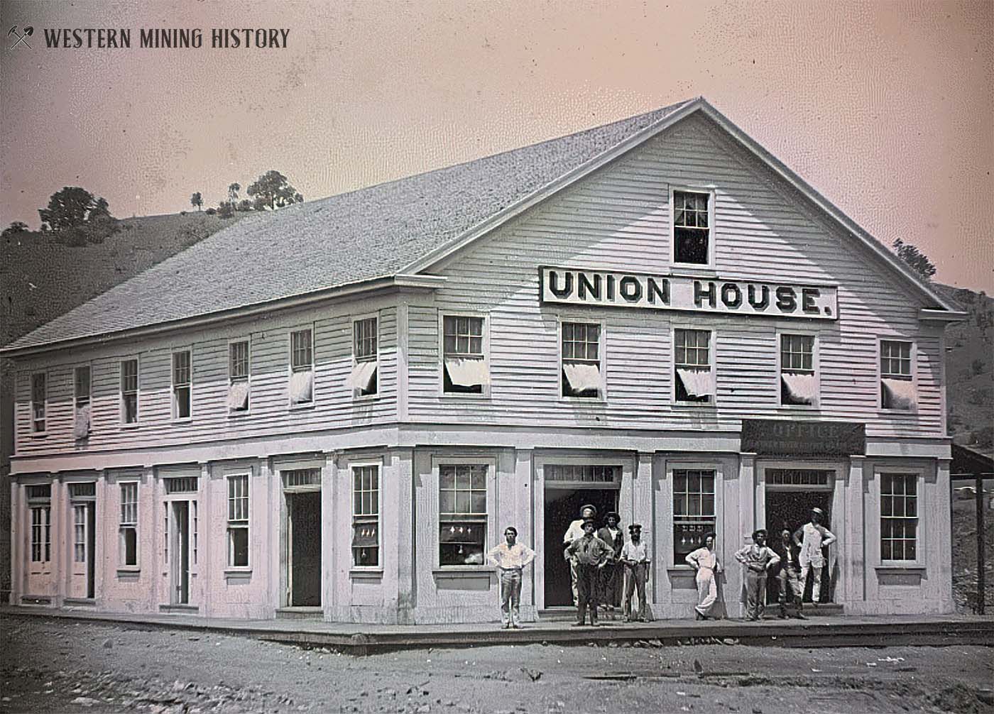 Union Hotel - Bidwell Bar, California ca. 1855