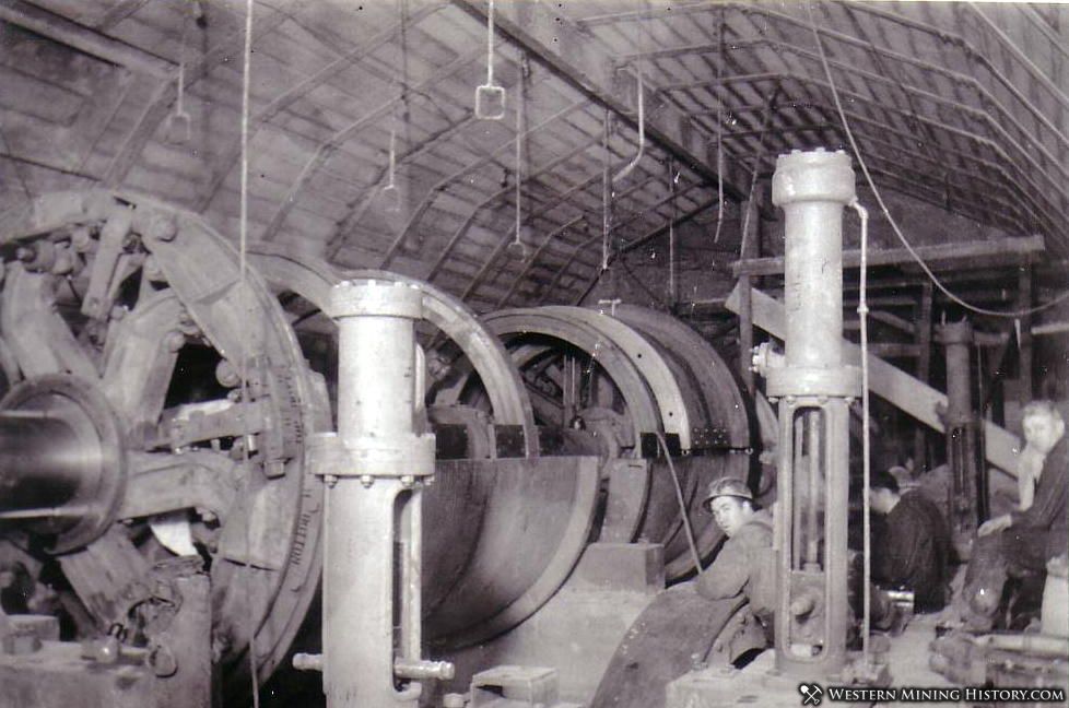  US mine new hoist motors being installed - Bingham Utah ca. 1930