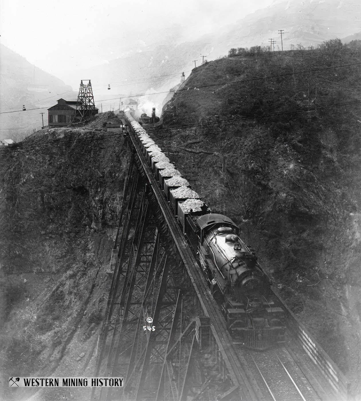 Railroad Trestle at the Bingham Mine