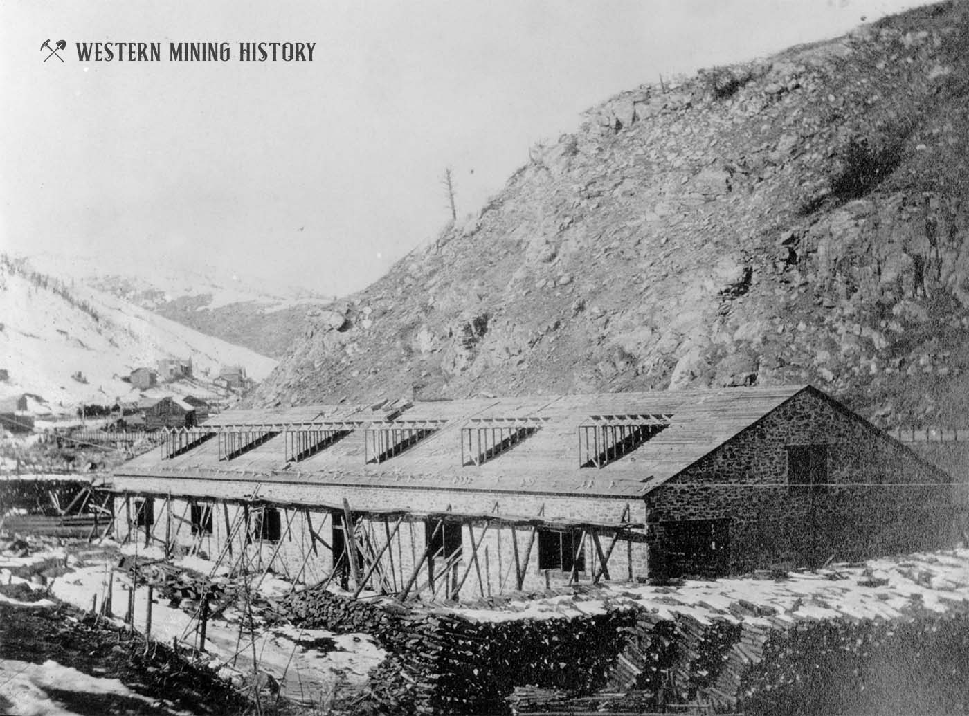  Construction of the Gunnell Gold Company Mill - Black Hawk 1864