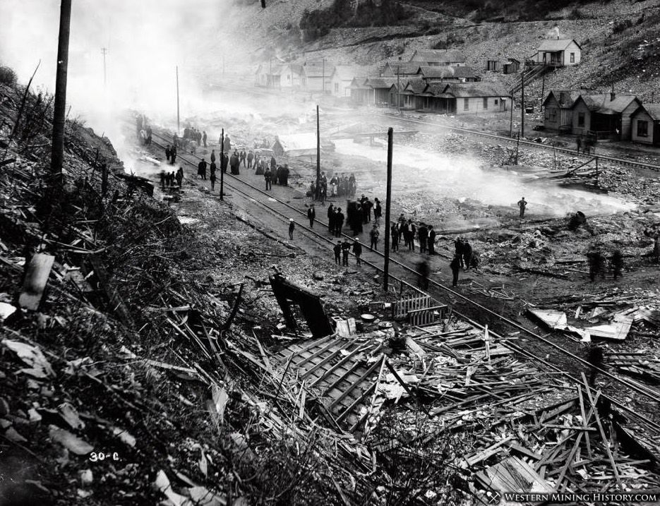 Black Bear, Idaho Destroyed by Fire 1908