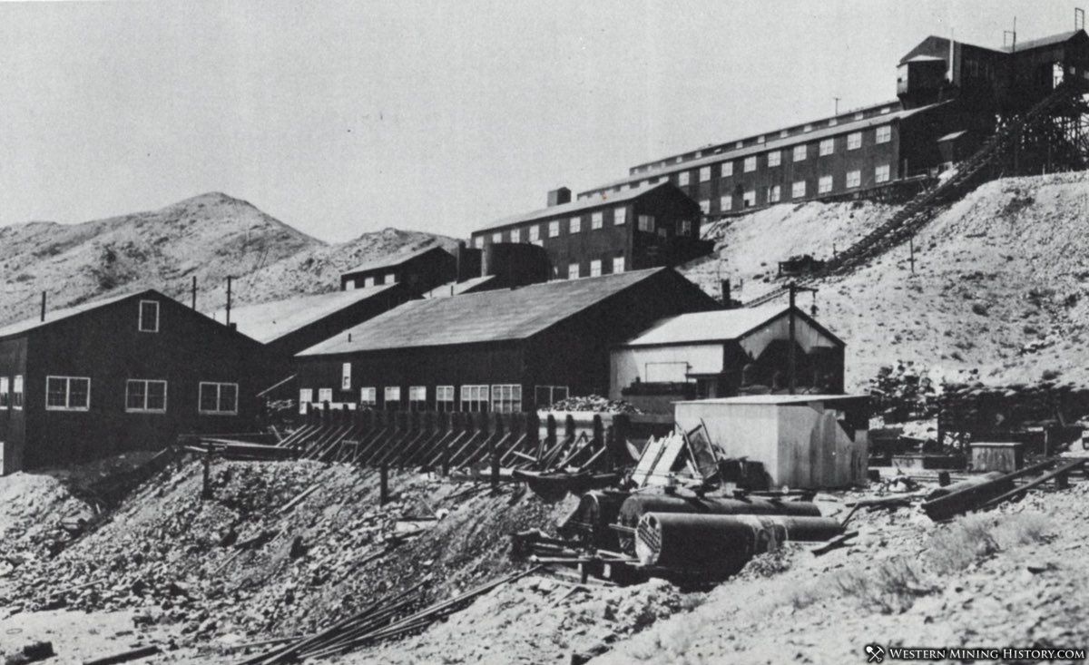 Pittsburgh Silver Peak mill at Blair, Nevada ca. 1914