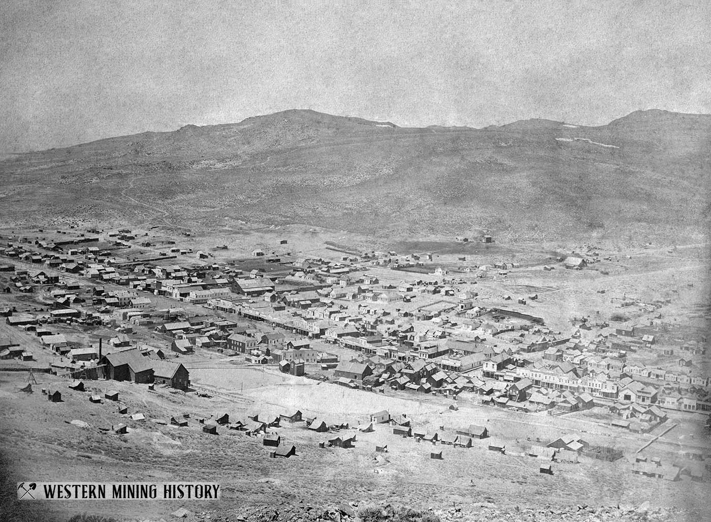 View of Bodie, California in 1880