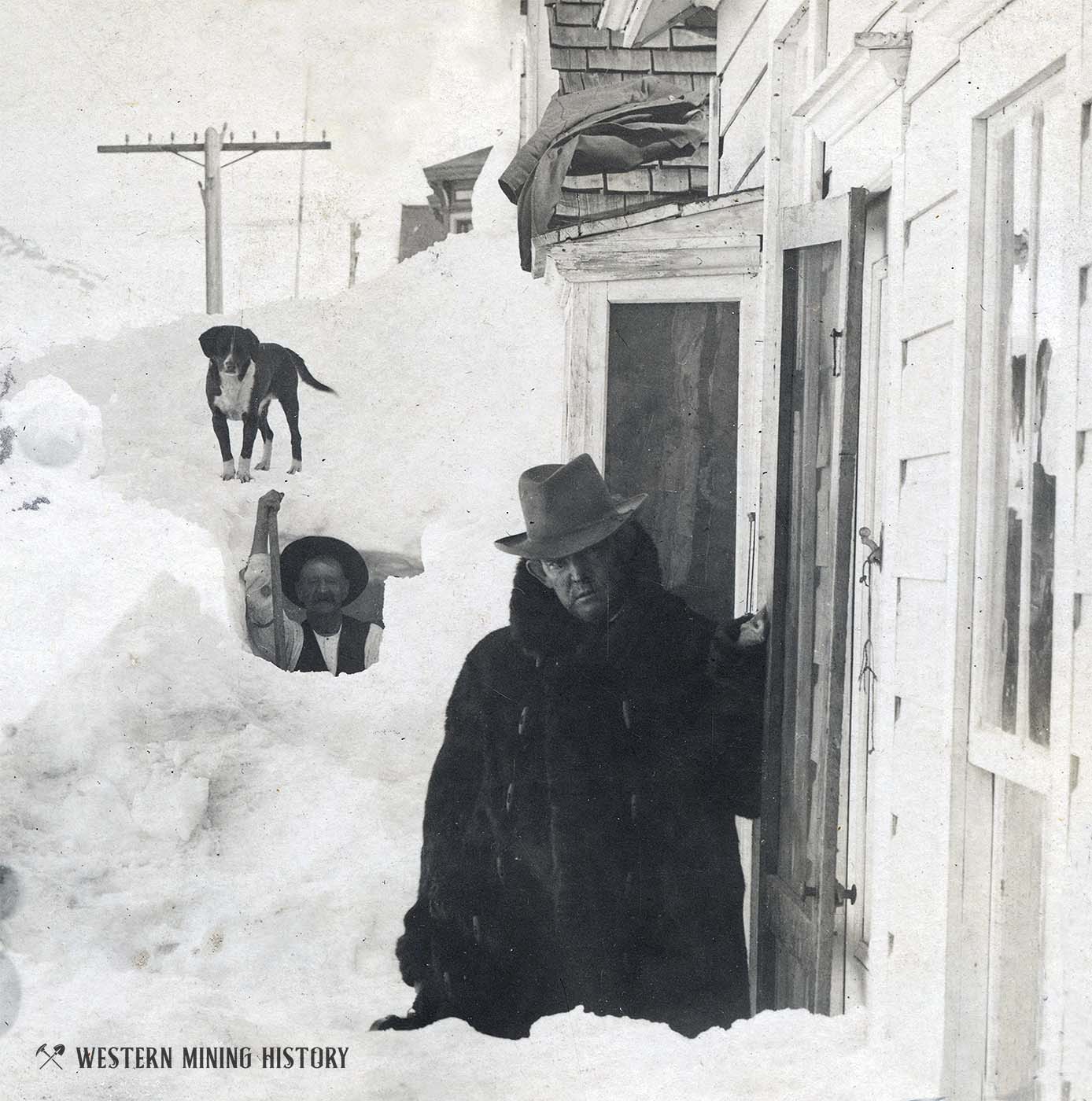 Digging out - Bodie, California March, 1911