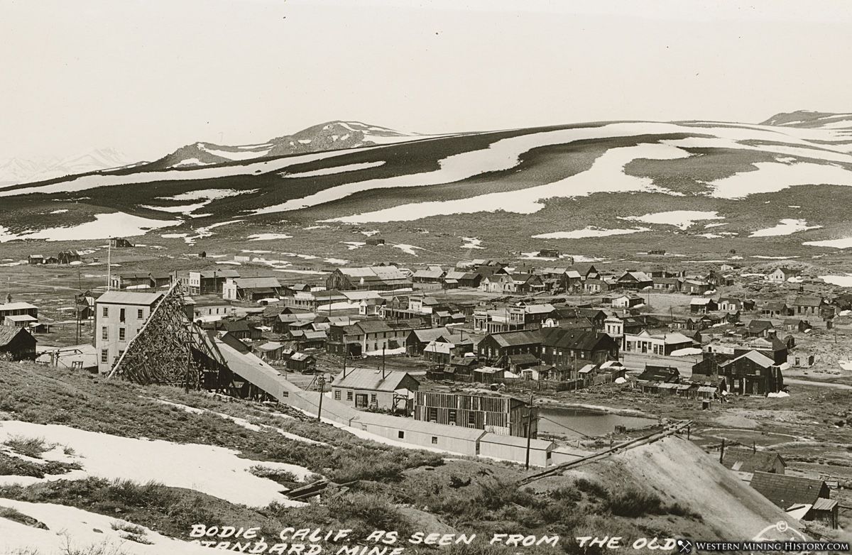 Bodie California as seen from the Old Standard mine