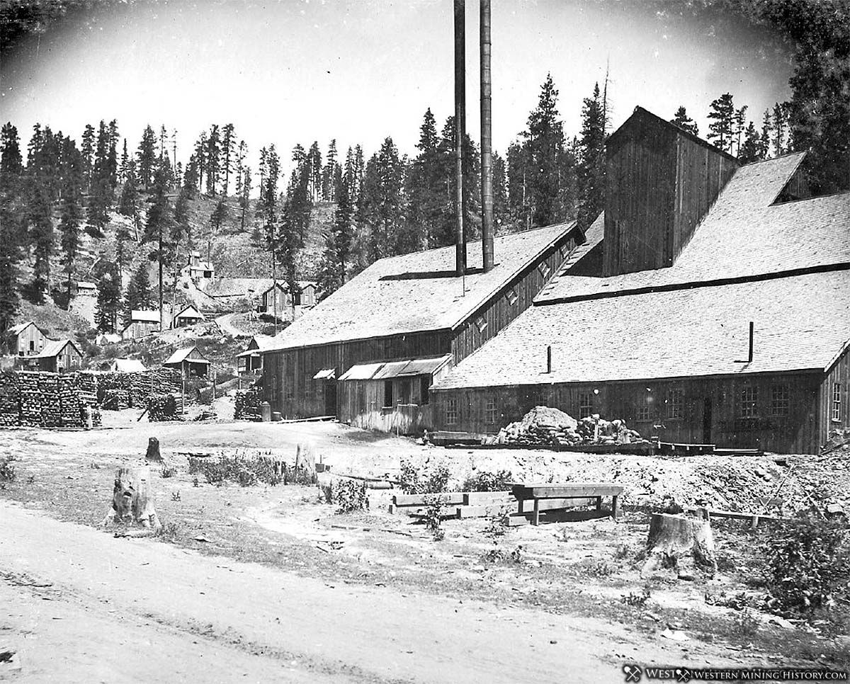 Mill of the Bonanza mine - Geiser, Oregon 1901