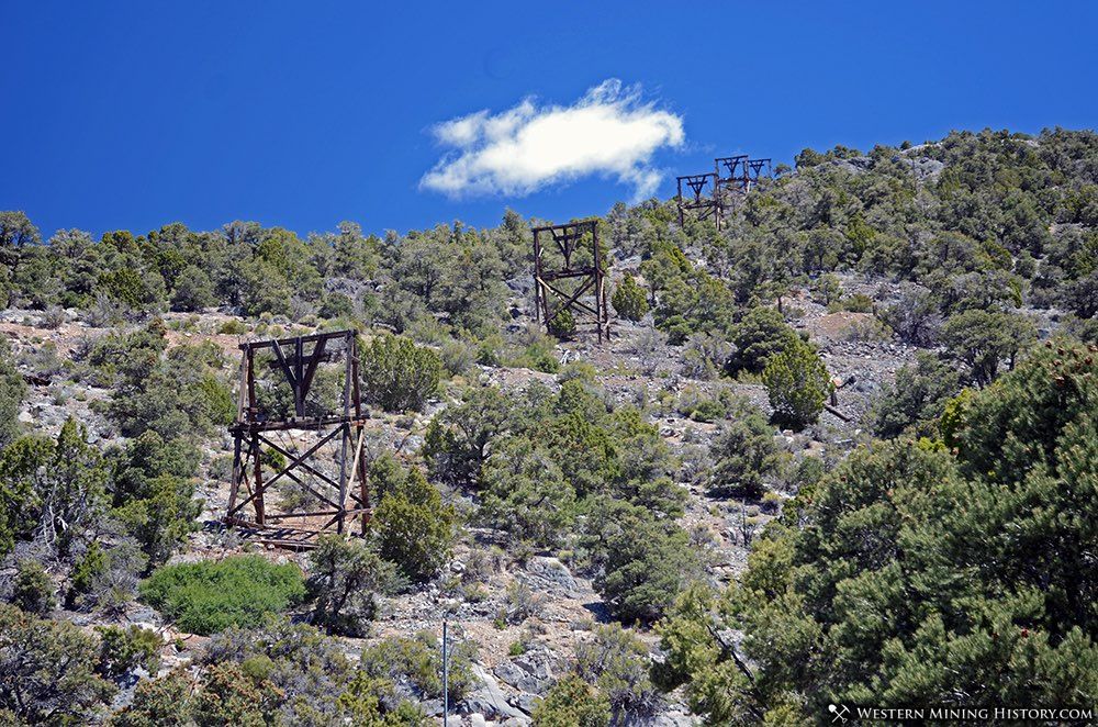 Aerial tram towers at Bristol Nevada