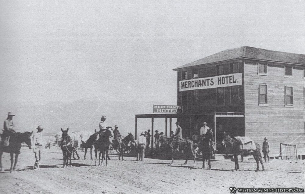 Merchants Hotel at Bullfrog, Nevada ca. 1905