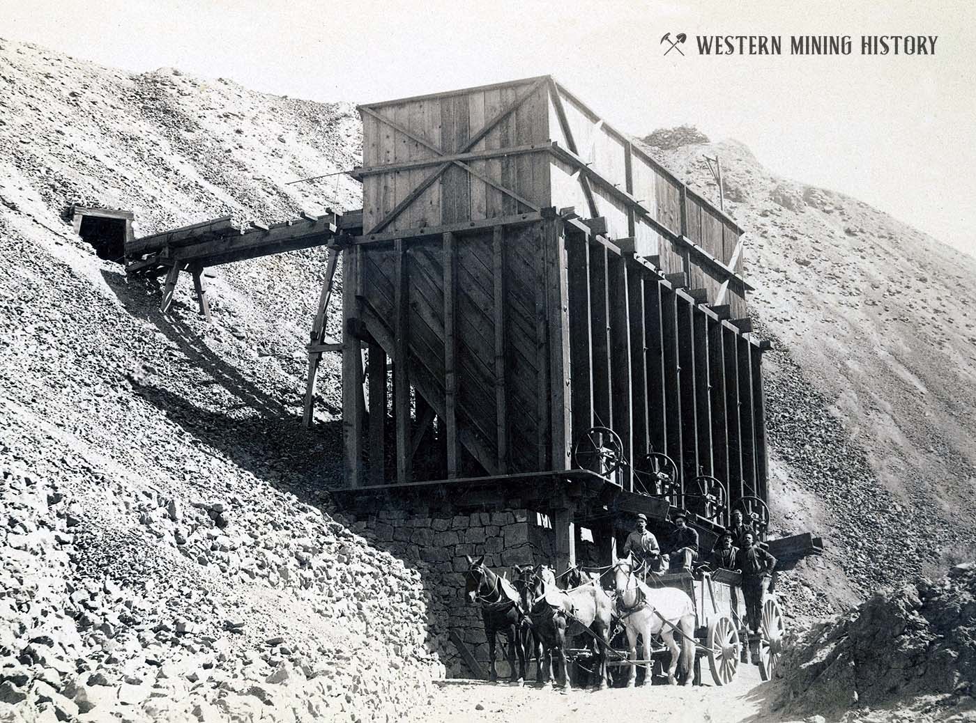 Mount Diablo mines four chute ore bin