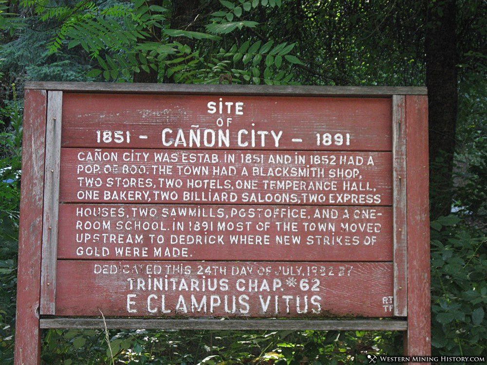 Canon City, California historical marker