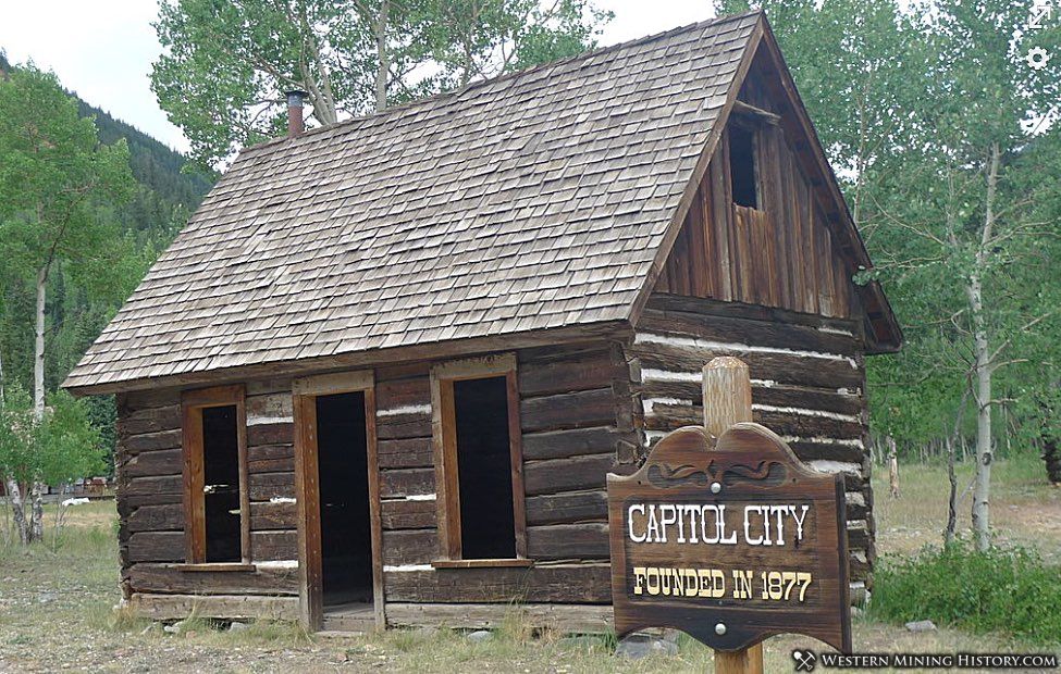 The old post office at Capitol City, Colorado