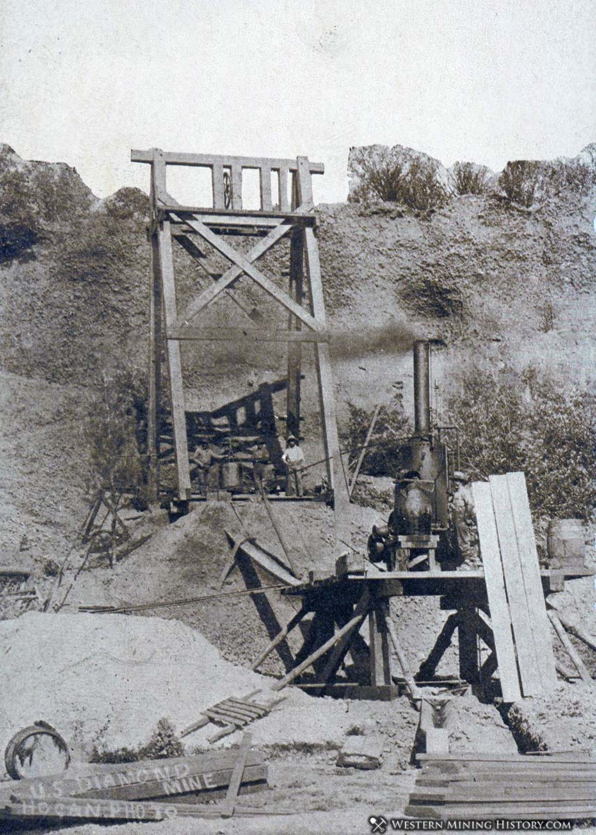 Diamond mine at Cherokee California