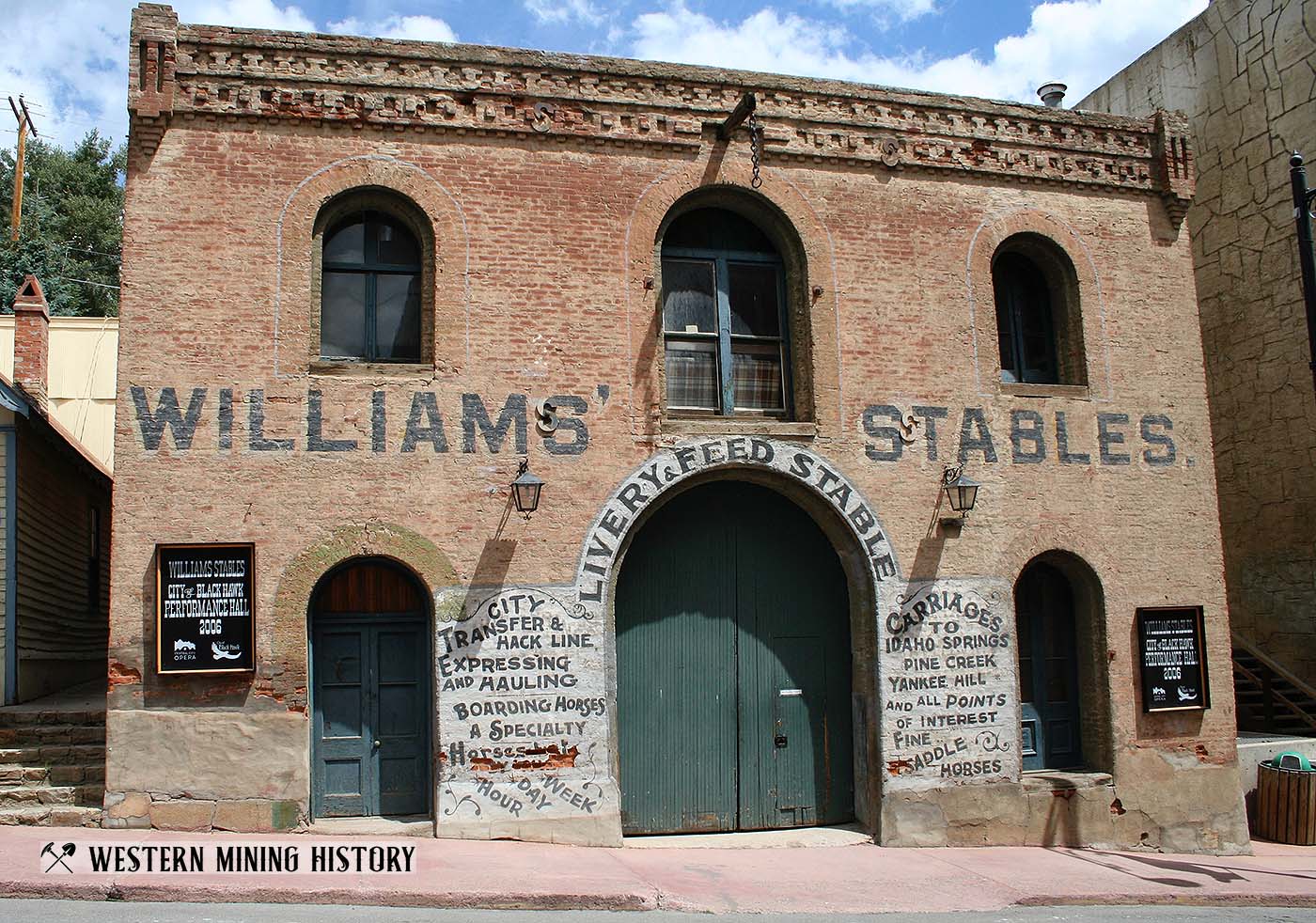 Williams Stables Building (1876) - Central City, Colorado
