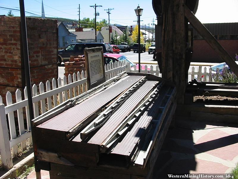 Leadville, Colorado - shaker concentrating table.