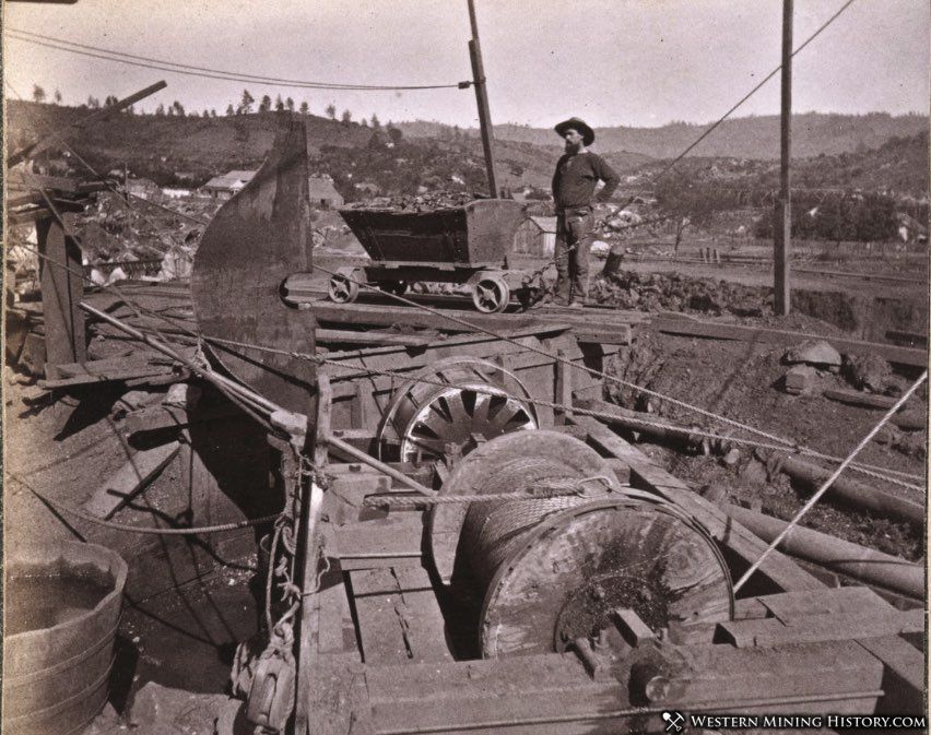 Placer mines at Columbia, California 1860s