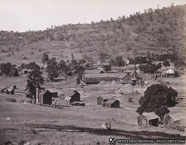 Keystone Copper Mine at Copperopolis, California 1860s