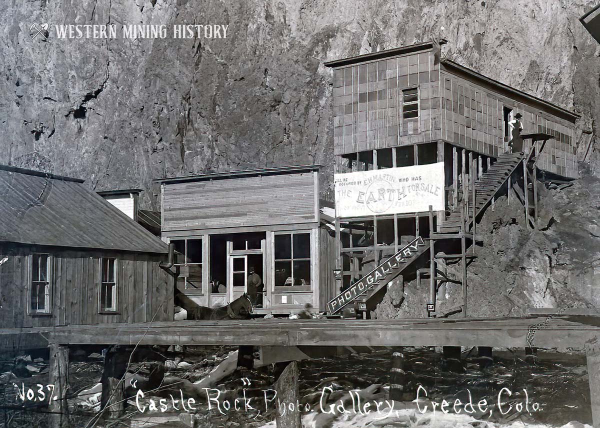 Castle Rock Photo Gallery - Creede, Colorado ca. 1894