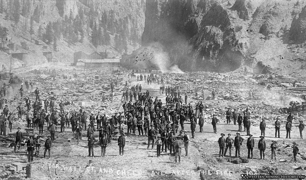 Creede after the June 1892 Fire