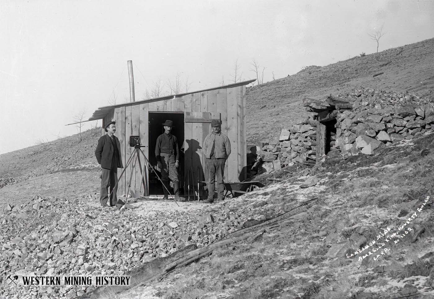 Sangamon mine at Poverty Gulch - Cripple Creek District ca. 1890s
