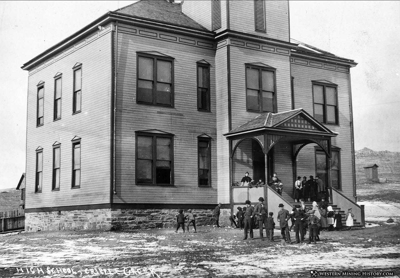 Cripple Creek High School ca. 1890s