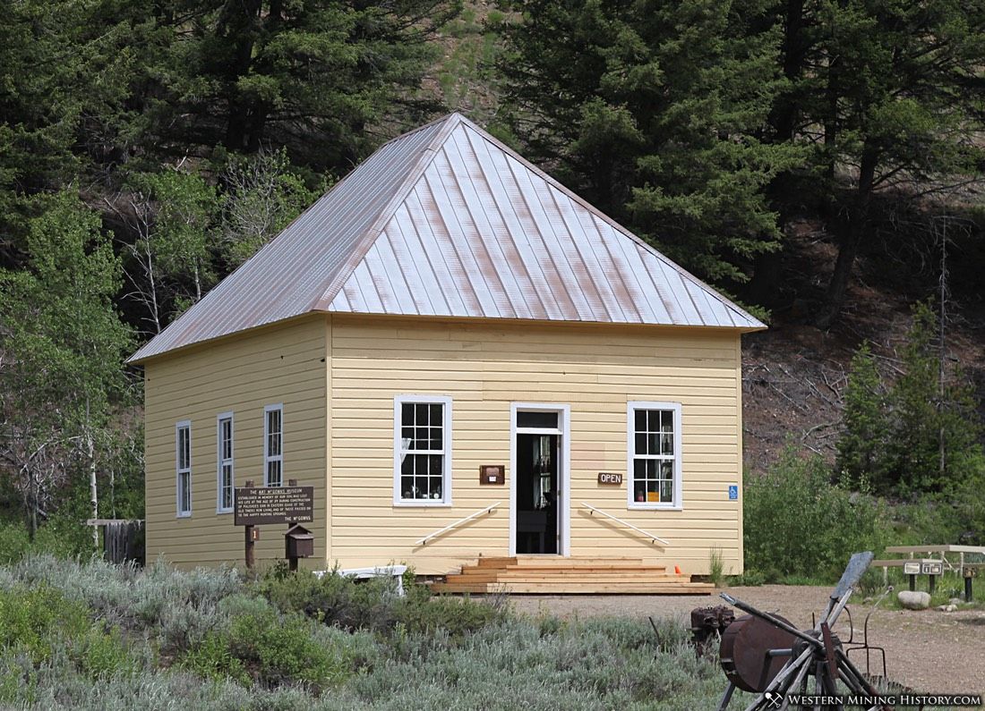 The old school at Custer, Idaho is now a museum