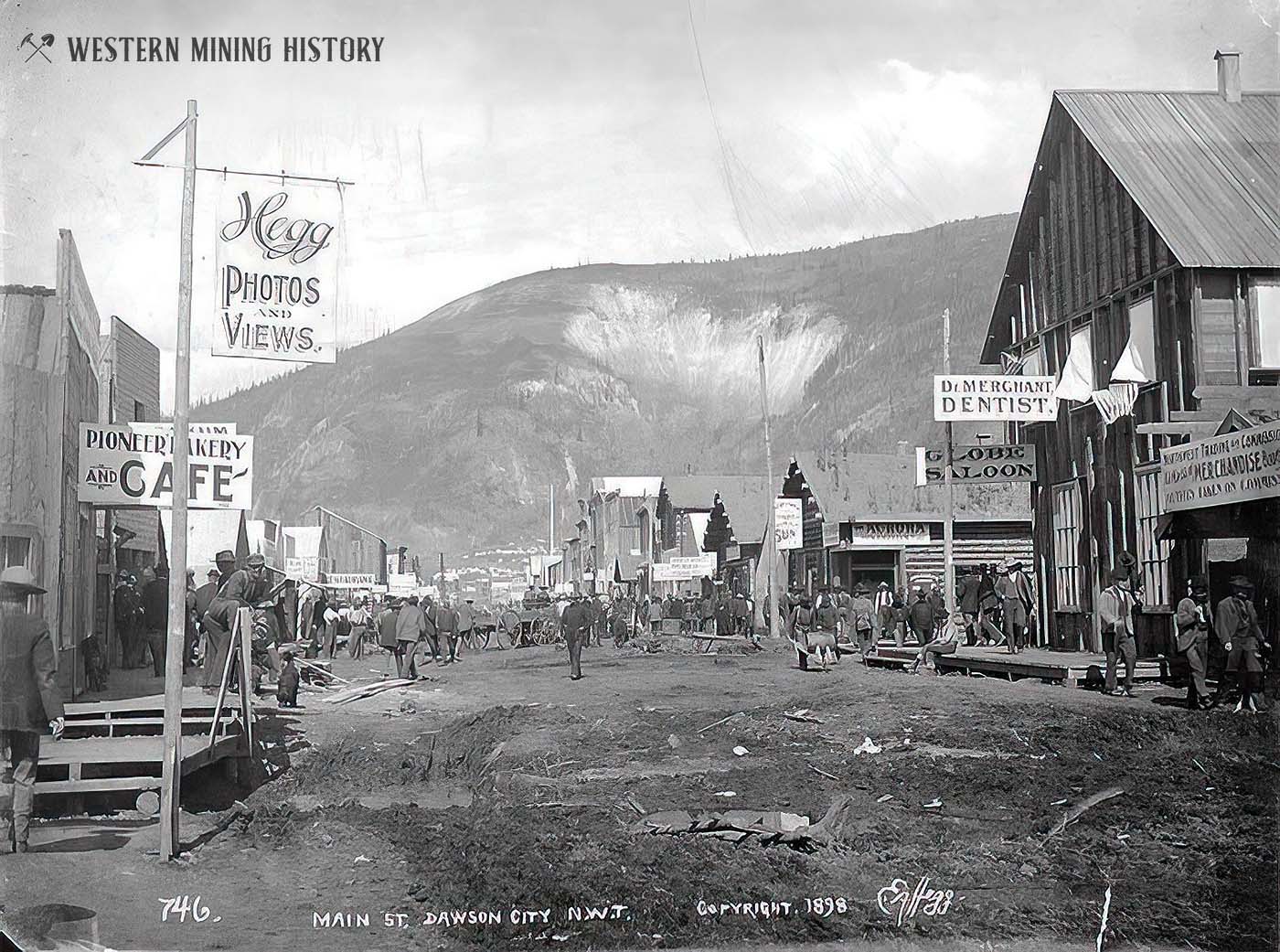 Main Street Dawson City 1898